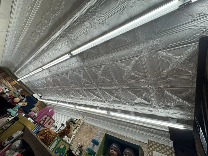 Historic Pressed-Tin Ceiling — Gift Shop