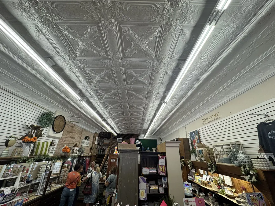 Historic Pressed-Tin Ceiling — Gift Shop — finished, photo 1
