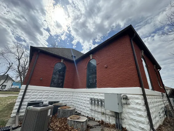 Historic Brick Church Exterior & Bell Tower — before, photo 1