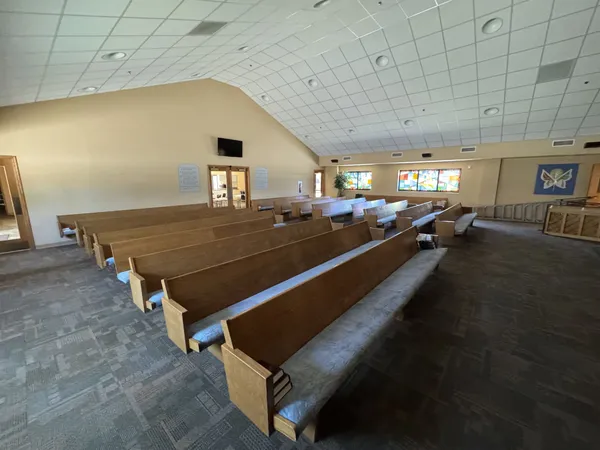 Church Sanctuary & Fellowship Hall Repaint — before, photo 1