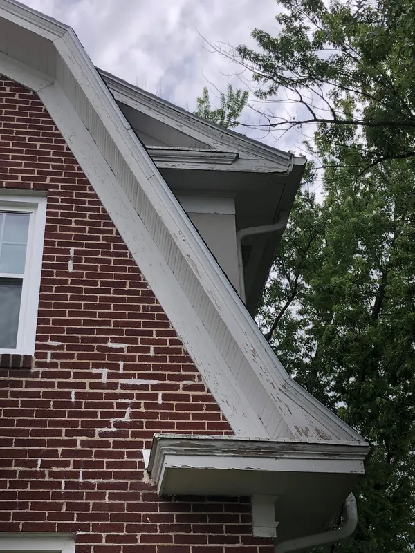 Brick Two-Story — Exterior Trim & Eaves — before, photo 3